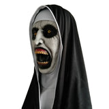 2023 The Nun Mask With Headscarf | Halloween Valak Cosplay Costume Mask Prop