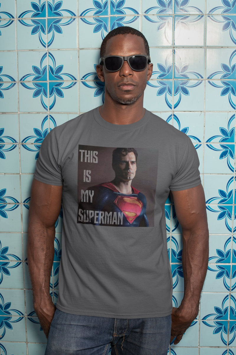 minus Triumferende Woods This Is My Superman Henry Cavill Shirt | Organic Unisex Crewneck Short