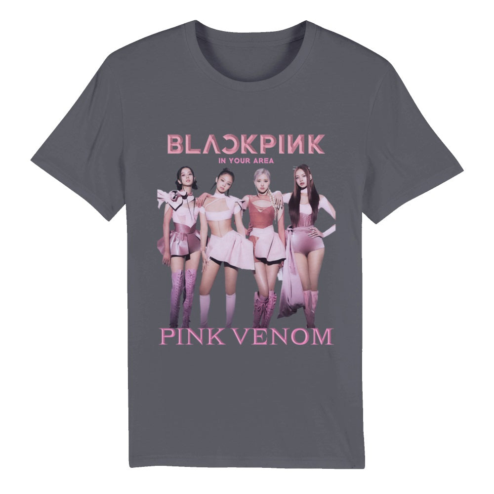 Blackpink 2022 Pink Venom | Pink Outfit Group | Organic Unisex Crewnec