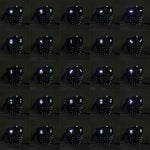 NEW Version 25 Changeable Emoji LED Light Eyes Faces Watch Dogs 2 Mask Marcus Holloway Wrench Rivet Cosplay Mask with Remote Control WickyDeez