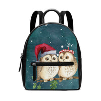 Owl Love Christmas Holiday Backpack