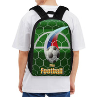 17 Inch School Play Football Soccer Print Backpack