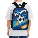 17 Inch School Favorite Soccer Football Team Backpack