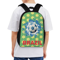 17 Inch School Soccer Ball Print Backpack