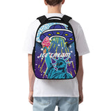 16 Inch Dual Compartment School Backpack | Icecream