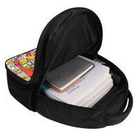 16 Inch Dual Compartment School Backpack | Icecream Sun