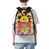16 Inch Dual Compartment School Backpack | Icecream Sun