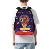 16 Inch Dual Compartment School Backpack | Ice-cream Summer