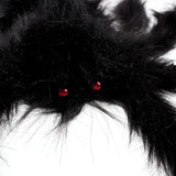 Super Sized Halloween Furry Black Fake Spider Decoration Prop