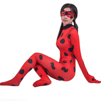Adult & Kids Miraculous Tales of Ladybug Costume | Cosplay Halloween Costume Party Prop