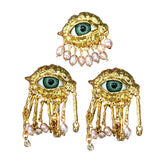 Vintage Evil Eyes of Demon Earrings | Studs & Ring