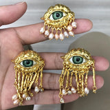Vintage Evil Eyes of Demon Earrings | Studs & Ring