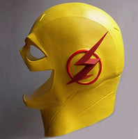 Professor Zoom Reverse Flash TV Mask Cosplay Barry Allen Yellow Adult Size Mask