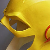 Professor Zoom Reverse Flash Tv Mask Cosplay Barry Allen Yellow Full Latex Mask