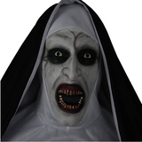 The Nun Full Head Cosplay Horror Movie Mask Valak Conjuring Scary Halloween - WickyDeez