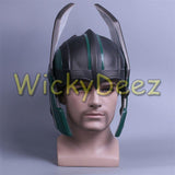 Thor 3 Ragnarök Helmet Chris Hemsworth Cosplay PVC Helmet Handmade Mask-Marvel Comics Cosplay-WickyDeez