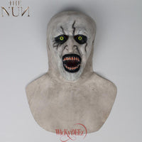 NEW 2018 The Nun Full Head Horror Movie Mask Cosplay The Conjuring Valak Horror Prop Face Costume Mask (Alternate Version)-Horror Theme-WickyDeez