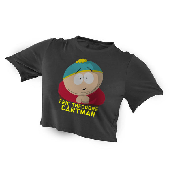 South Parks Eric Theodore Cartman | Women's Cropped T-shirt-painterest-WickyDeez