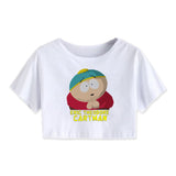 South Parks Eric Theodore Cartman | Women's Cropped T-shirt-painterest-WickyDeez
