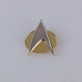Star Trek TNG Cosplay Costume Blue Shirt Starfleet Operations Uniforms + Badge Set-Star Trek-WickyDeez
