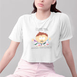 Funny Eric Cartman South Park "I Love You, Social Distancing" | Women's Cropped T-shirt Top - WickyDeez