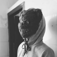 Bloody Teddy Bear Mask Scary Plush Halloween Prop Mask-Horror Theme-WickyDeez