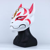 Full Head Fortnite Fox Drift Mask Cosplay Fortnite Kitsune Face Costume Mask Halloween-Computer Game Cosplay-WickyDeez