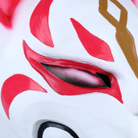 Full Head Fortnite Fox Drift Mask Cosplay Fortnite Kitsune Face Costume Mask Halloween-Computer Game Cosplay-WickyDeez