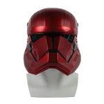 Star Wars 9 The Rise of Skywalker Sith Trooper Red Helmet Cosplay Mask Prop