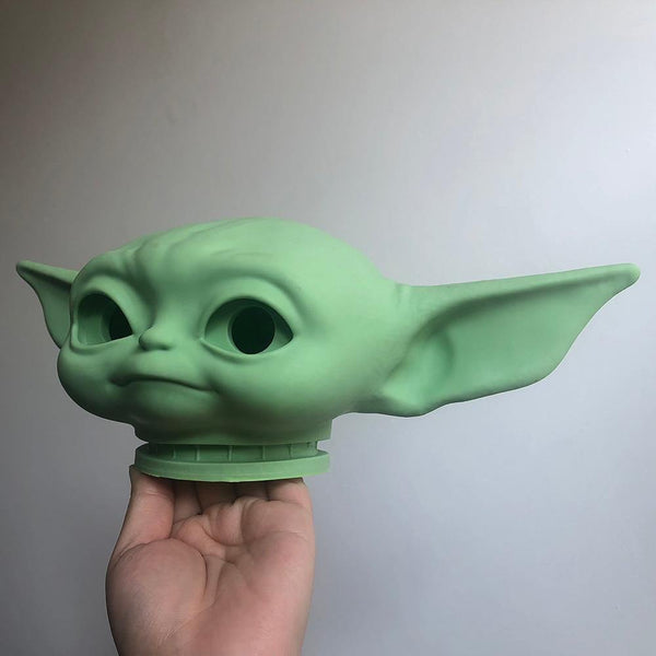 Baby Yoda Head Toy Prop Collection Gift | Inspired by the Star Wars and The Mandalorian Series - WickyDeez
