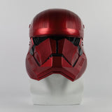 Star Wars 9 The Rise of Skywalker Sith Trooper Red Helmet Cosplay Mask Prop