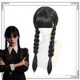 Inspired Made 2022 Wednesday Addams Cosplay Hair Movie & Netflix Show Wig Prop