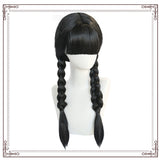 Inspired Made 2022 Wednesday Addams Cosplay Hair Movie & Netflix Show Wig Prop