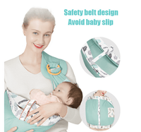 Multi-Purpose Adjustable Baby Sling Carrier | Soft Compact for Newborns - WickyDeez