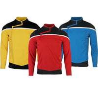 NEW-Star-Trek-Lower-Decks-Costume-Shirt-Top-Captain-Freeman-Ensign-Rutherford-Red-Yellow-Blue-Uniform-Top-WickyDeez-1
