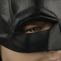 Close-up-view-of-The-Batman-2021-Movie-Mask-Right-Eye-Area-Robert-Pattinson-Cosplay-Costume-Prop-Mask-WickyDeez-4