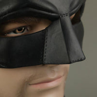 Close-up-of-The-Batman-2021-Movie-Mask-Nose-Area-Robert-Pattinson-Cosplay-Costume-Prop-Mask-WickyDeez-3