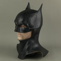 Full-Front-Left-Side-Angle-View-of-The-Batman-2021-Movie-Mask-Robert-Pattinson-Cosplay-Cowl-Costume-Prop-at-WickyDeez