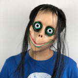 LED MOMO Horror Mask | Hacking Game MO MO Cosplay Costume Prop