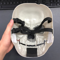 Skeleton Moveable Mouth Skull Mask Halloween Horror Haunted House Cosplay Costume Party Mask-WickyDeez | Ben-WickyDeez
