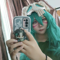 NEW Anime Bleach Neliel Mask | Cosplay Antelope Headwear Helmet Costume Prop