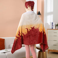 Anime Demon Slayer Cloak Cosplay Blanket | Soft Warm Cloak Costume Prop - WickyDeez