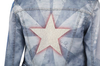 NEW America Chavez Denim Jacket | Cosplay Costume Jacket in Dr Strange The Multiverse of Madness 2022-WickyDeez | Kitty-WickyDeez