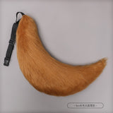 Anime Furry Fox Ear Headband with Tail | Lolita Costume Cosplay Cat Ears Hairpin Tail Prop