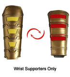 2019 Shazam Movie Custom Made Shazam Cosplay Costume Boots | Belt | Wrist Supporters - Free Shipping-DC Comics Cosplay-wrist supports only-S-Male-WickyDeez