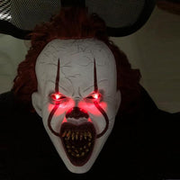 2 Versions - Stephen King's 2019 Chapter Two It Pennywise Mask Cosplay, Halloween Joker Clown Prop Mask 4D73B4739F3F490A917F657C29260BEB WickyDeez 