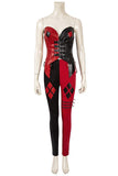 NEW Suicide 2 Harley Quinn Full Costume | Red & Black Jester Punk Cosplay Outfit Set Options - WickyDeez