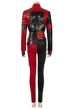 NEW Suicide 2 Harley Quinn Full Costume | Red & Black Jester Punk Cosplay Outfit Set Options - WickyDeez