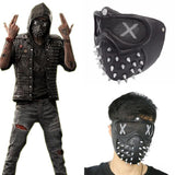 Watch Dogs 2 Deadsec Aiden Pearce Wrenc Cosplay Mask Half Face Mouth-Muffle Prop-Computer Game Cosplay-WickyDeez