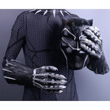 Black Panther Gloves - 2018 Movie Cosplay Costume Prop Handmade Gloves-Marvel Comics Cosplay-WickyDeez